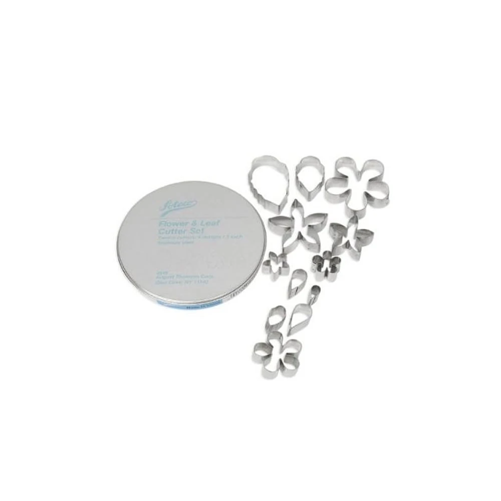 Ateco Flower & Leaf Cutters - 12 Piece Set