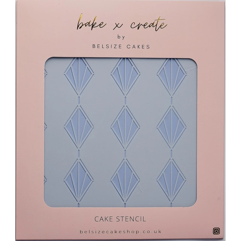 Belsize Cakes Diamante Cake Stencil