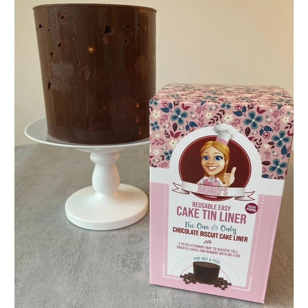 Brigid's Cake Room Round Chocolate Biscuit Cake Tin Liner Kit - Image 2