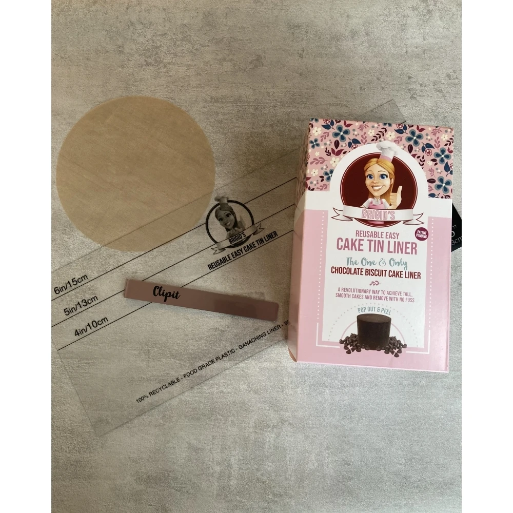 Brigid's Cake Room Round Chocolate Biscuit Cake Tin Liner Kit - Image 6