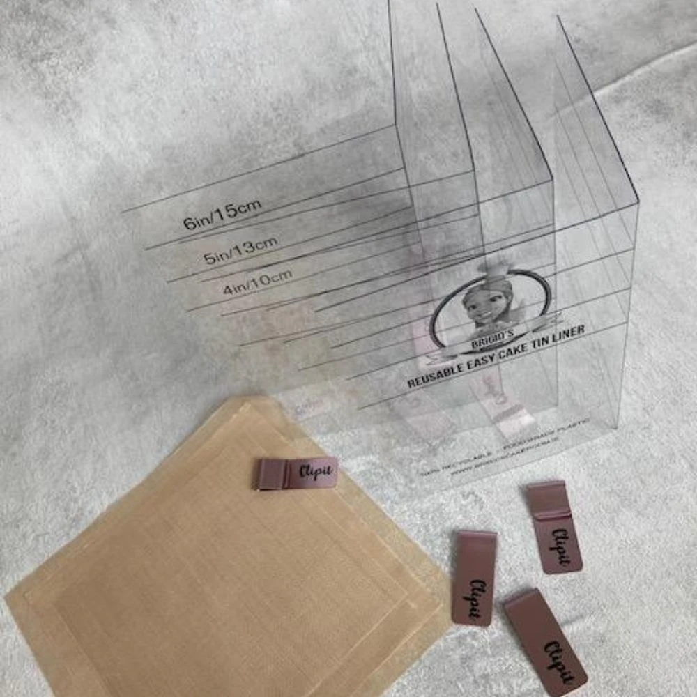 Brigid's Cake Room Square Chocolate Biscuit Cake Tin Liner Kit - Image 4
