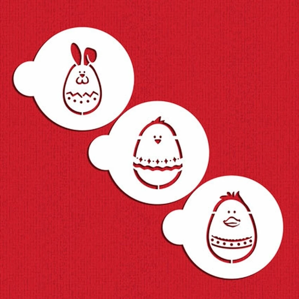 Designer Stencils Egg-cellent Easter Animals Stencil Set