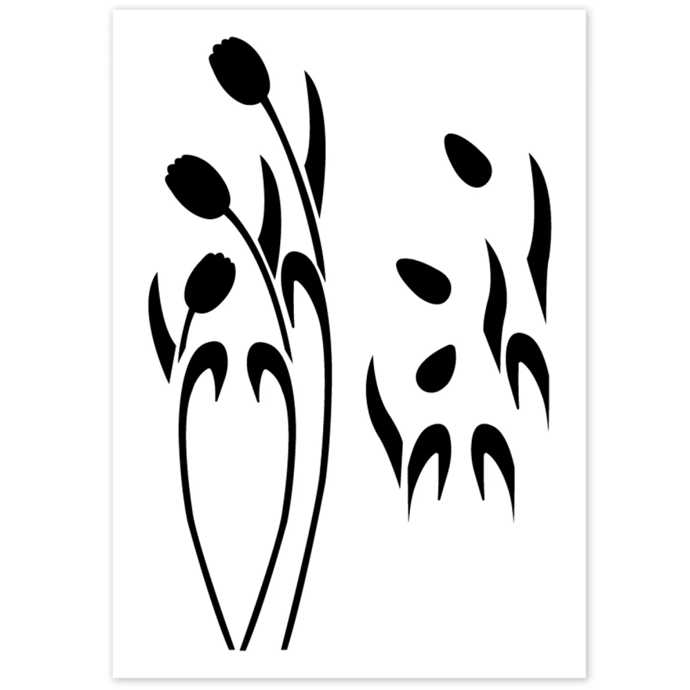 Edwin Weimer Tulips Stencil