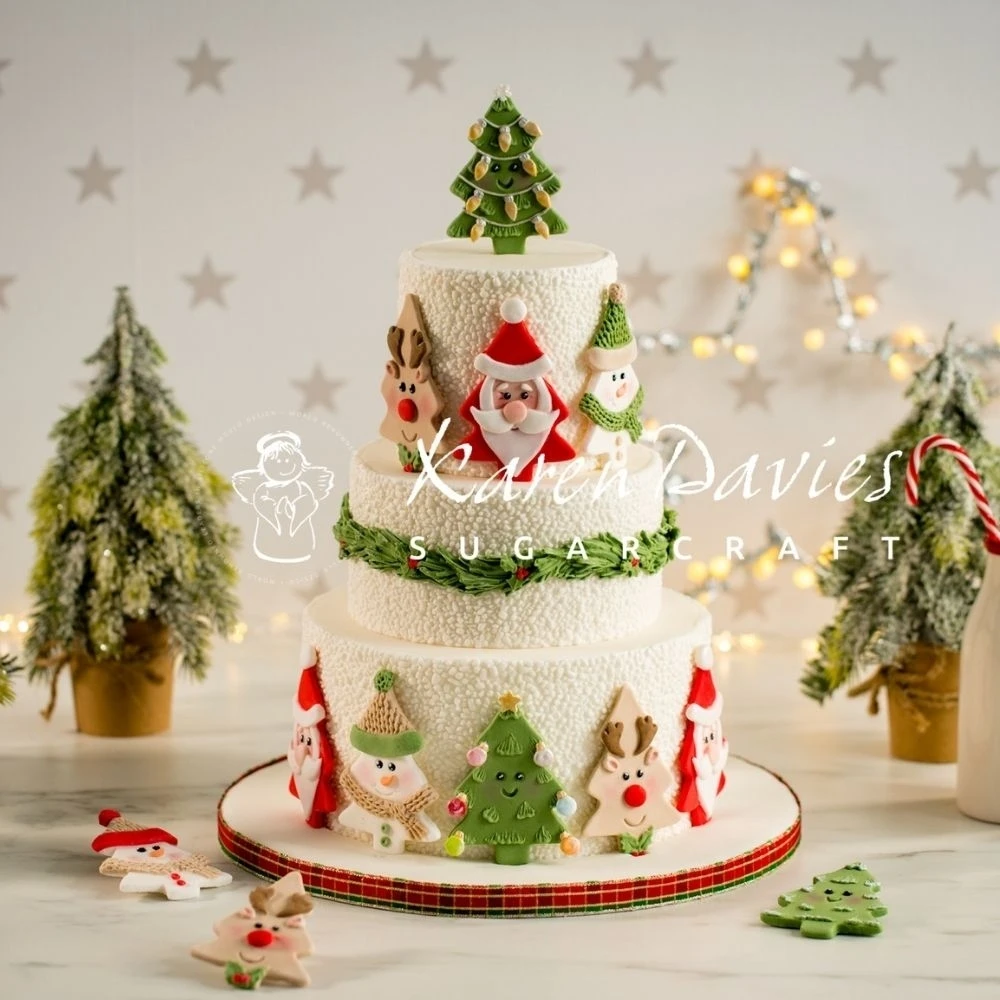 Karen Davies Christmas Tree Characters Mould - Image 8