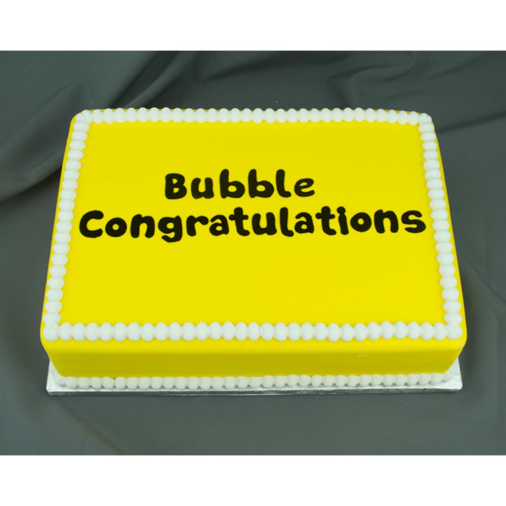 Marvelous Molds Congratulations Bubble Flexabet Onlay - Image 2