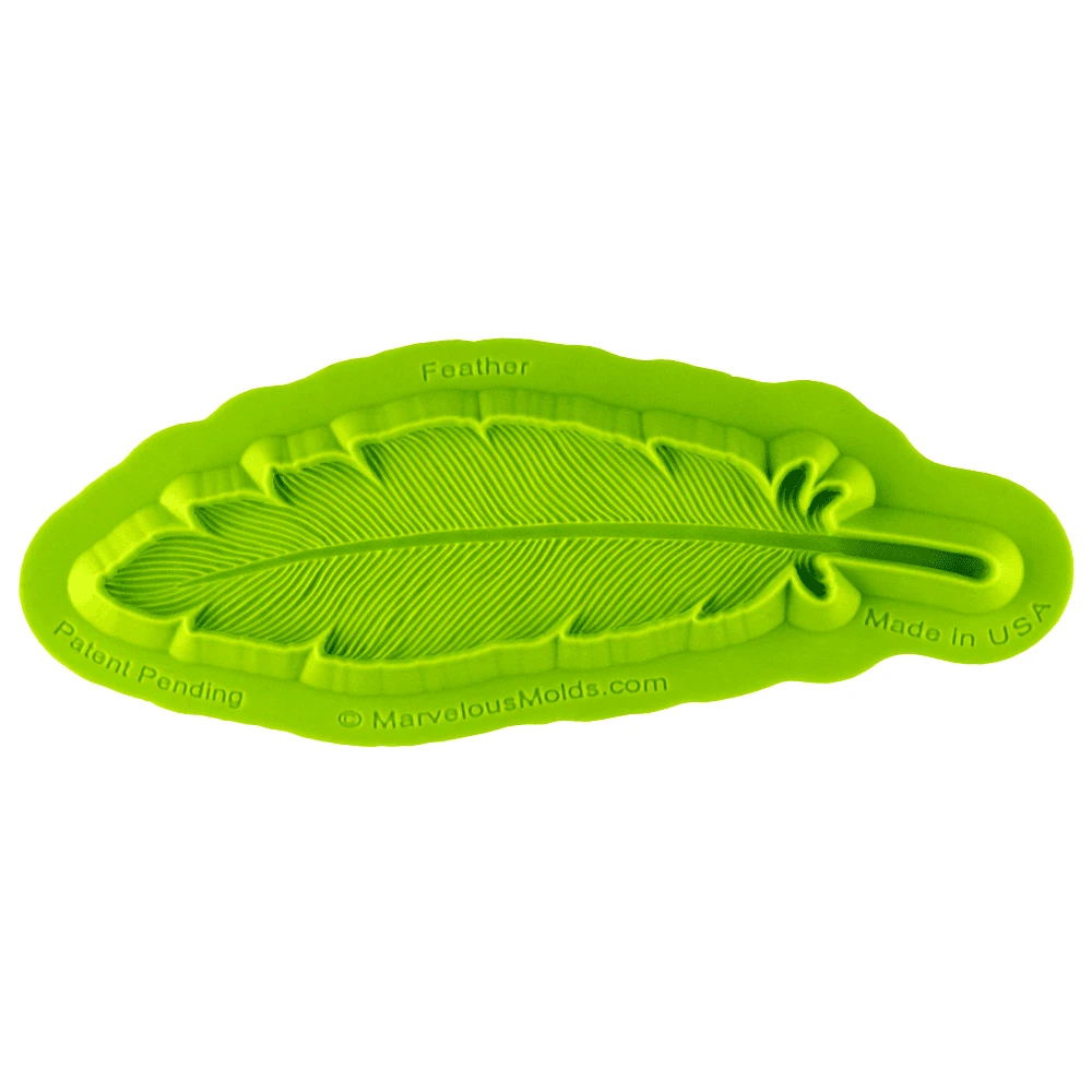 Marvelous Molds Large Feather Mould