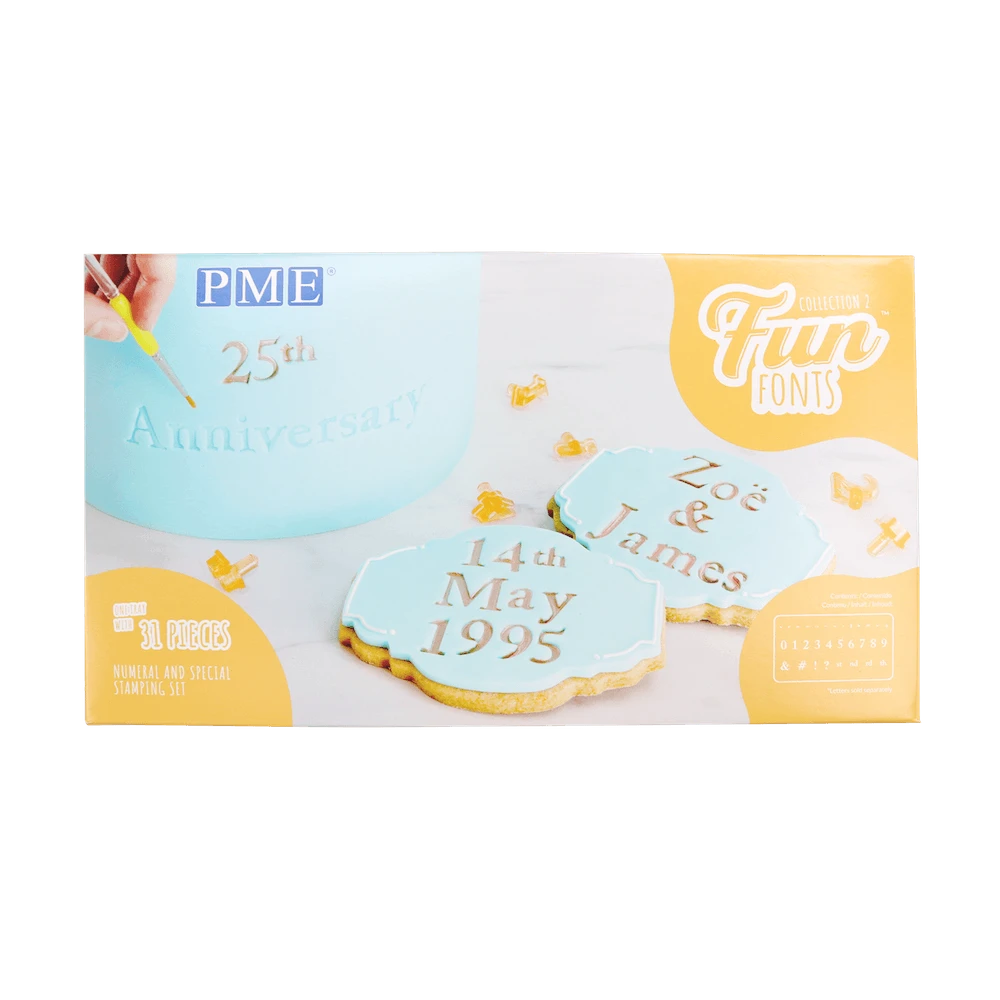 PME Fun Fonts Embossing Collection - Numerals & Special Characters Collection 2 - Image 5