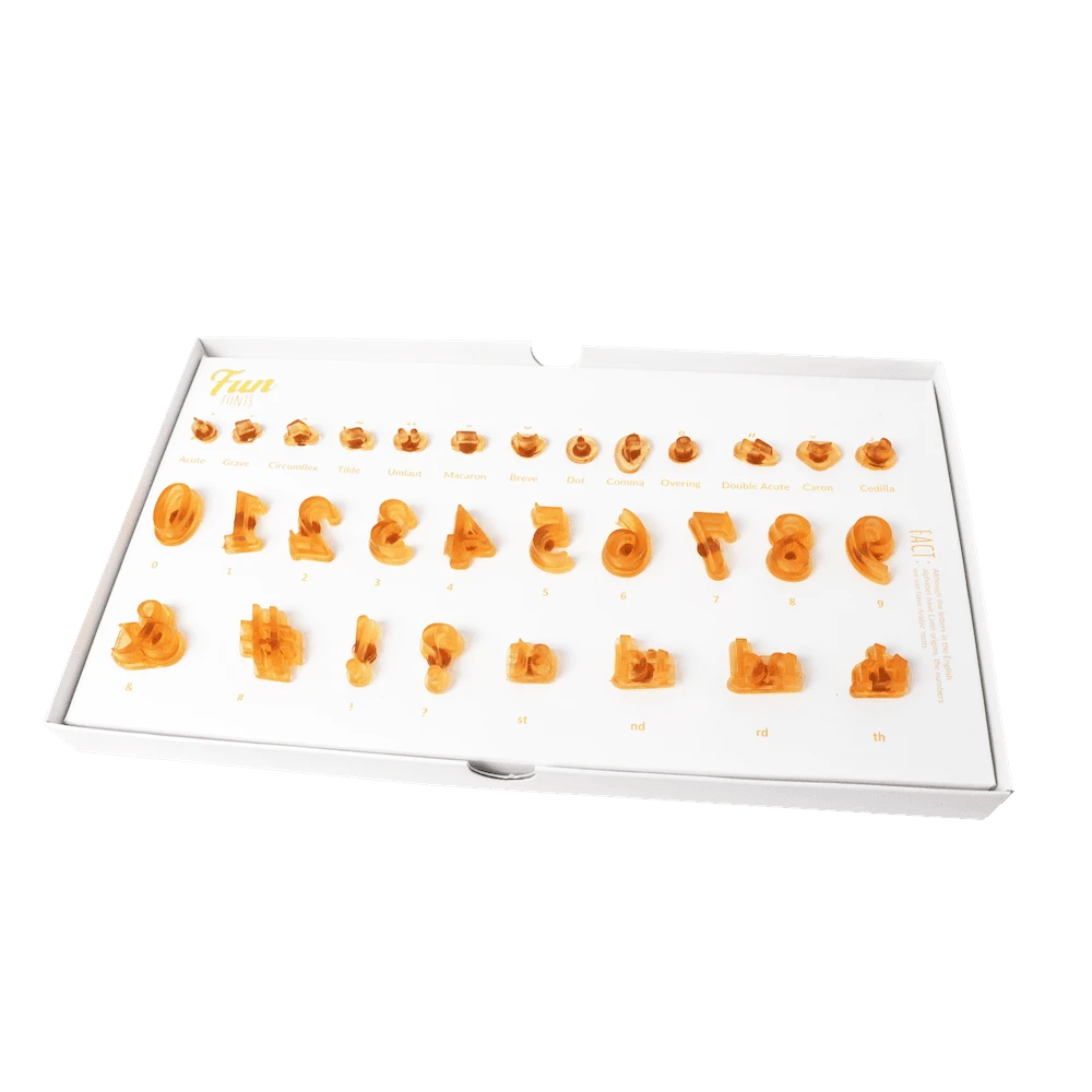 PME Fun Fonts Embossing Collection - Numerals & Special Characters Collection 2 - Image 6