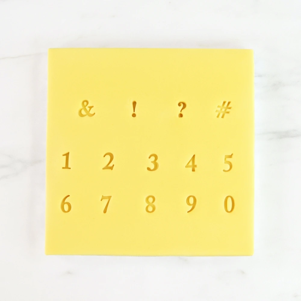 PME Fun Fonts Embossing Collection - Numerals & Special Characters Collection 2 - Image 7