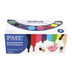 PME Gel Paste Colouring - Pack Of 8