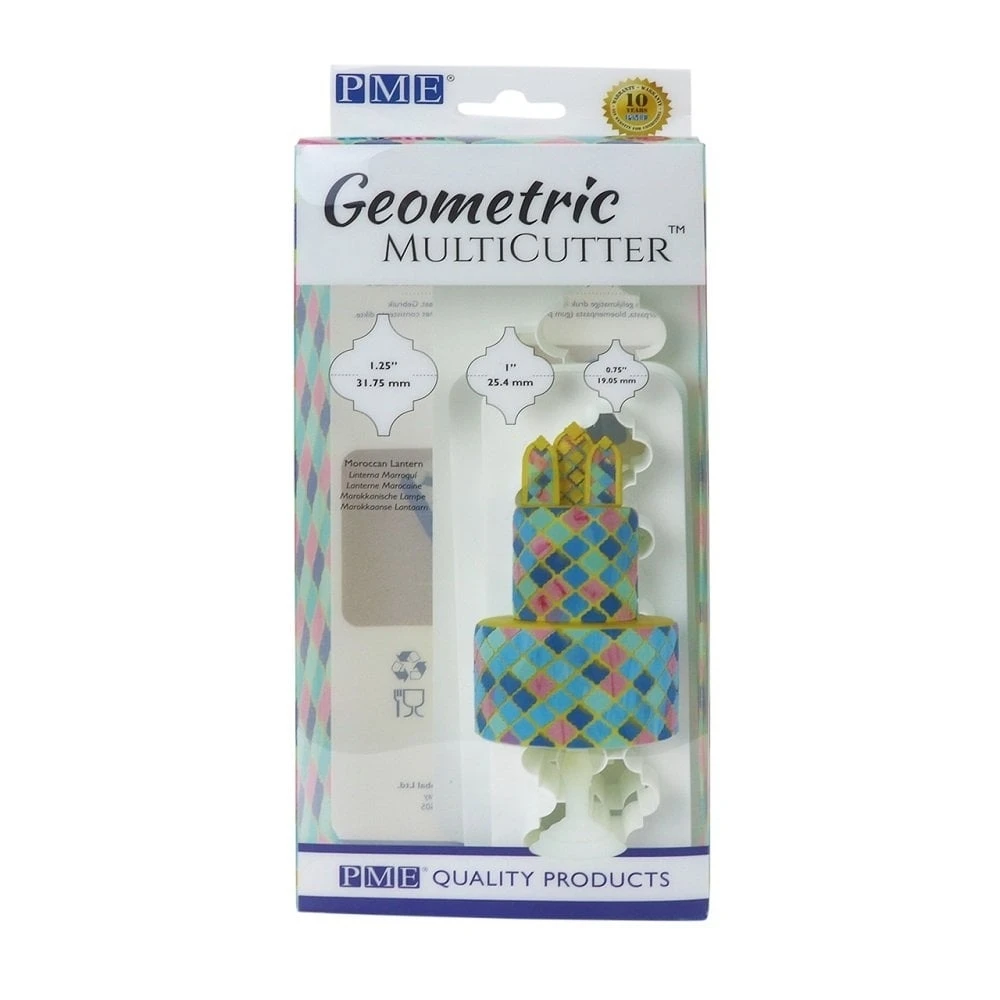 PME Geometric MultiCutter Set Of 3 - Set Of 4 Designs - Image 3