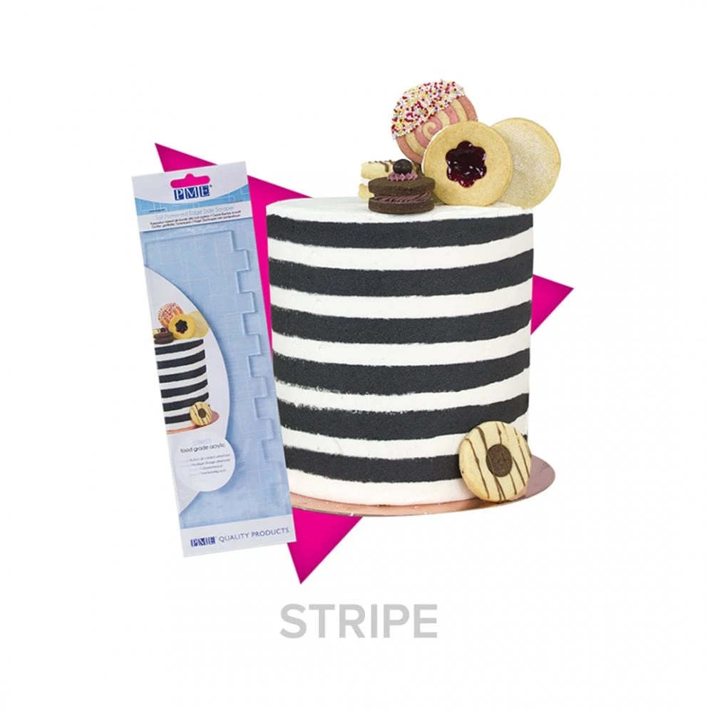 PME Tall Patterned Edge Side Scrapers - Set Of 4 - Image 2