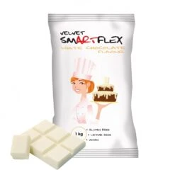 SmartFlex White Velvet White Chocolate Flavoured Sugarpaste 1KG