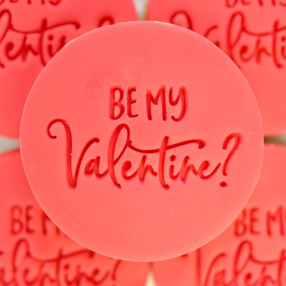 Sweet Stamp Be My Valentine Cookie & Cupcake Embosser - Image 3