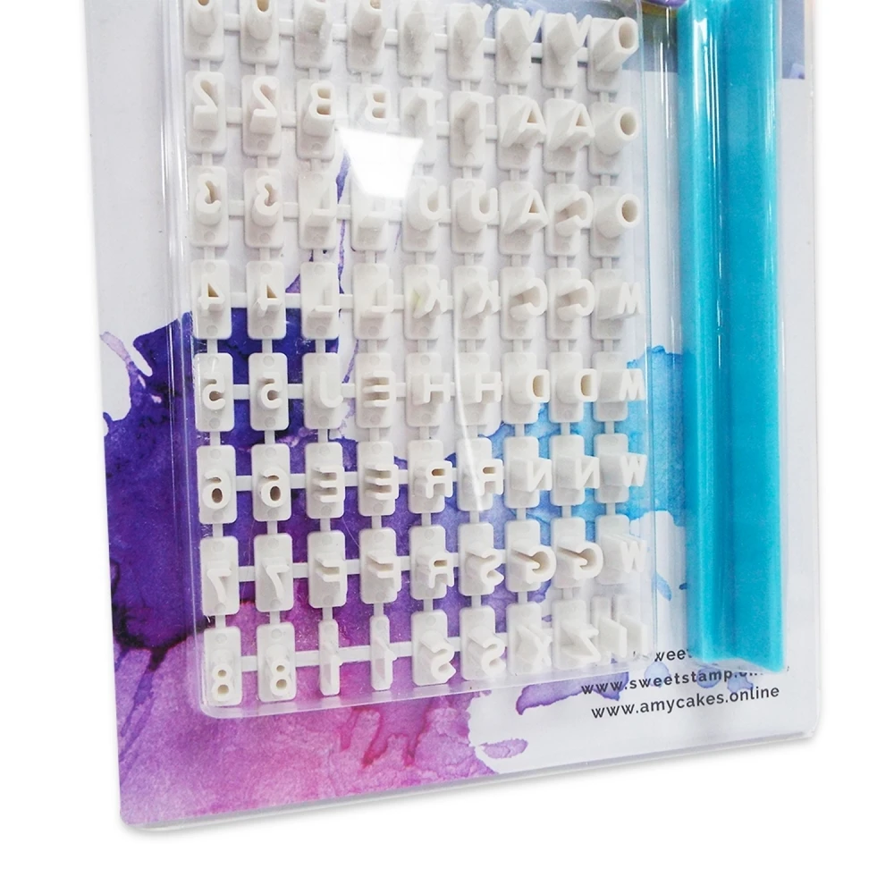 Sweet Stamp Mini Message Embossing Set - 72 Pieces - Image 2