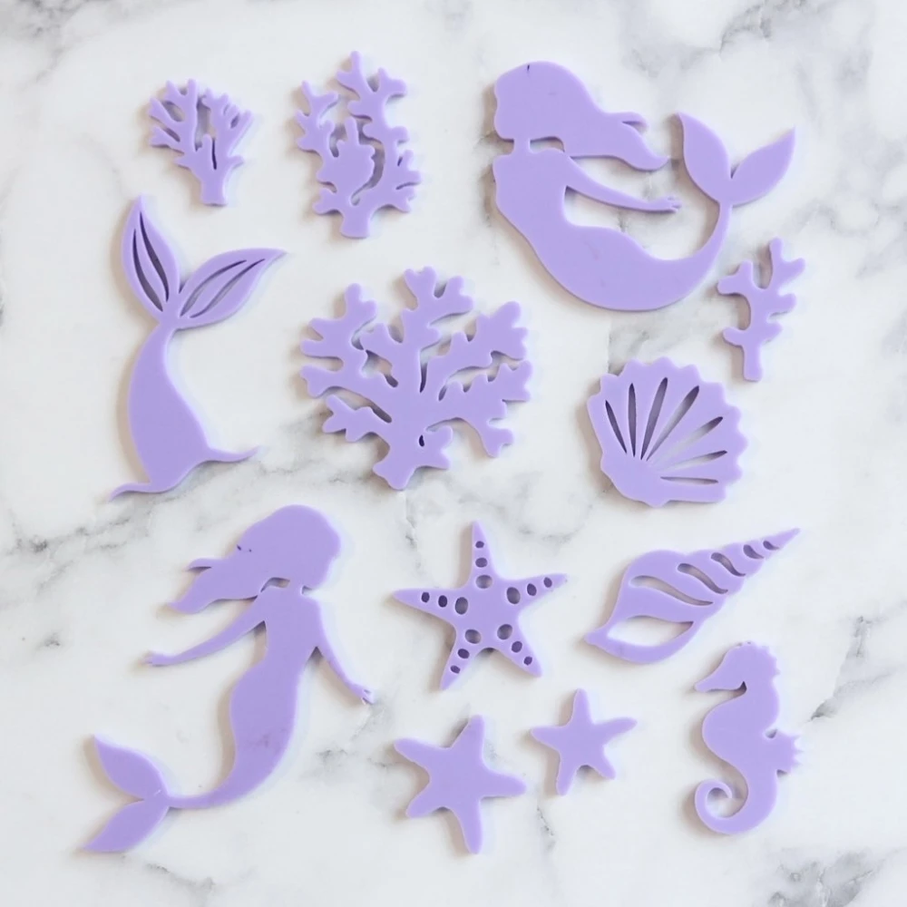 Sweet Stamp Mystic Mermaid Embossing Elements Set