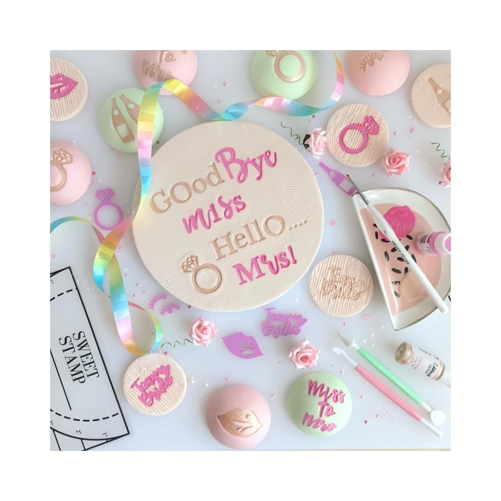 Sweet Stamp Team Bride Embossing Elements - Image 3