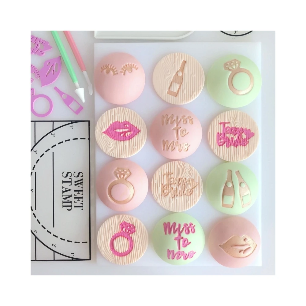 Sweet Stamp Team Bride Embossing Elements - Image 4