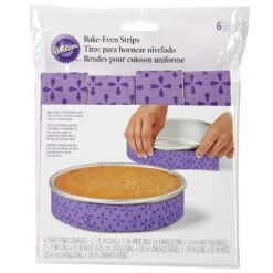 Wilton Pack Of 6 Bake Even Strips